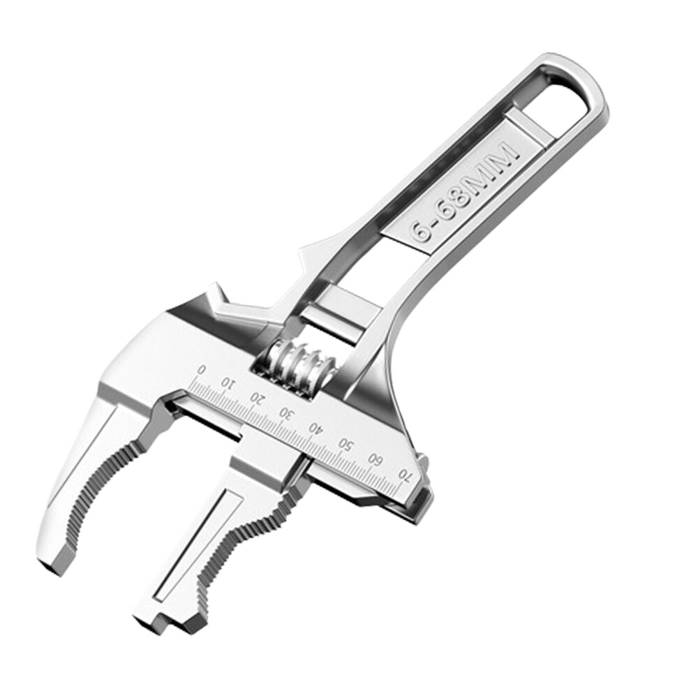 Adjustable Wrench And Pipe Wrench Set Â Wide Opening Adjustable Jaw For Plumbing Repairs & Maintenance, Heavy-Duty Construction 6038364963314