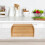 Bread Storage Container Wood Design For Kitchen Use 1pc 7