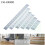 Air Vent Ventilation Grille Grille Cover Multi-size Rectangular Replacement Shoe Cabinets Silver Spare 3