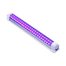 10W 40 LED UV Purple Black Tube Wall Washer Lamp 365nm 395nm Wide Voltage KTV Bar Curing Light American European Plug