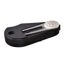 Multifunctional Golf Green Fork Divot Repair Tool with Brush, Score Counter, and Groove Cleaner for Easy Use