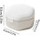 Denture Cleaning Case Travel Case for Braces, Mask Case, Three-Layer Storage Container, White 4