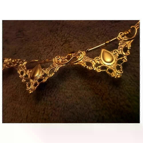 Legering Halo Crown Lolita Headpiece guld 1
