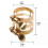 Ligature pour bec de saxophone alto/soprano, professionnelle, compacte 2