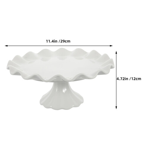 Dessert Holder Ceramic Plate Stand Round 1pack 1