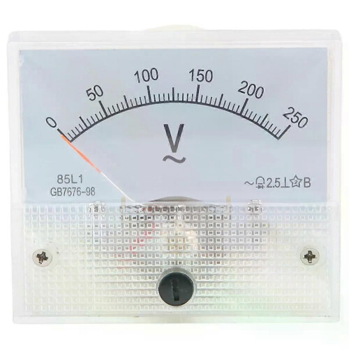 Analog 85L1 AC 250 V Panelmätare Voltmeter Mätanordning Installationsutrustning 2