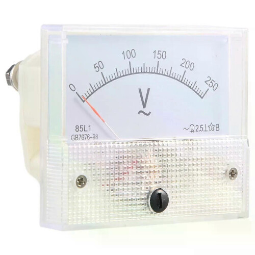 Analog 85L1 AC 250 V Panelmätare Voltmeter Mätanordning Installationsutrustning 1