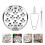1Set Rustless Silver Snail Plate Set with Fork for Home Seafood Bbq 3