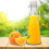 2pcs Clear Cylindrical Glass Juice Bottles For Home Use 2
