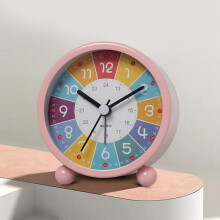 Children's Alarm Clock, Analogue Alarm Clock, No Ticking, Learning Alarm Clock, Children's Quartz Alarm Clock