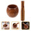 Hand Grinder For Kitchen Mortar And Pestle Brown 1 Set 4