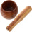 Hand Grinder For Kitchen Mortar And Pestle Brown 1 Set 5