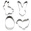 Easter Bunny Eggs Chick Shape Cake Dessert Cutter 2