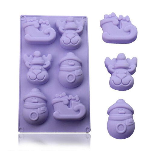 Christmas Silicone Molds Chocolate And Candy Small Baking 2
