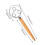 Wooden Handle Whisk Flour Coil Stirrer Egg-Beater Stick Kitchen Baking Tool 15