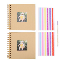 2pcs DIY Baby Album Set Accessory Hardcover