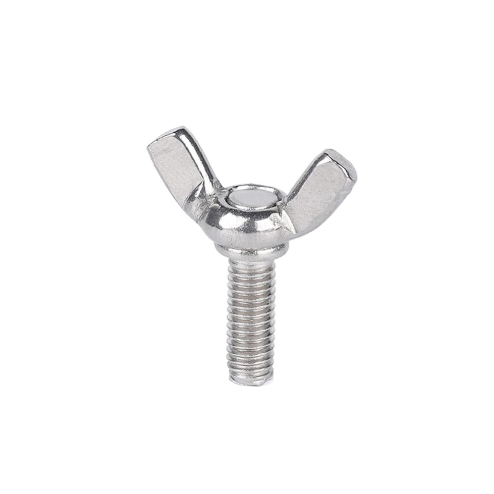 Knurled Screws M6 M8 M10 Stainless Steel Thumb Screw With Handle 5-Pack M8x60mm Wing Screw For Hand Tightening 6038364964144