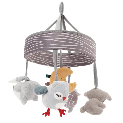 Baby Mobile Rotatable Rattle Infant Plush Pendant 2