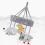 Baby Mobile Rotatable Rattle Infant Plush Pendant 11