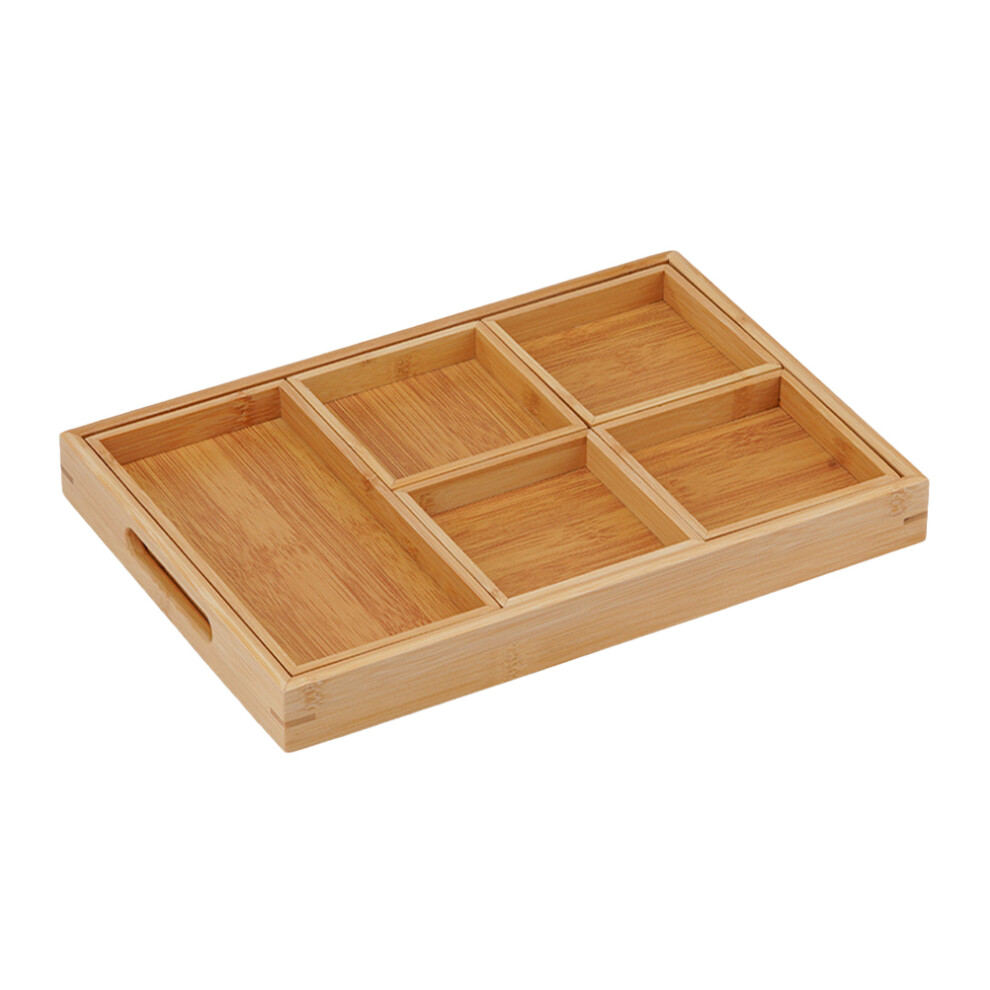 Serving Platter Set Wooden Food Tray 1 Set (6pcs)-image-OPC-PK7TPYY-NEW