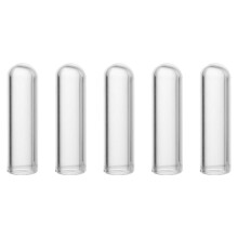 5 Pcs Glass Straw Tips Cover Anti-Dust Covers Cap Dust-Proof