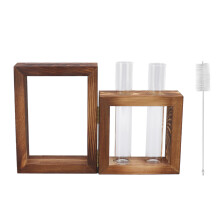 Plant Propagation Station Wooden Stand with 2