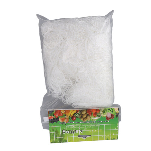 White Garden Plant Trellis Polyester Netting 1