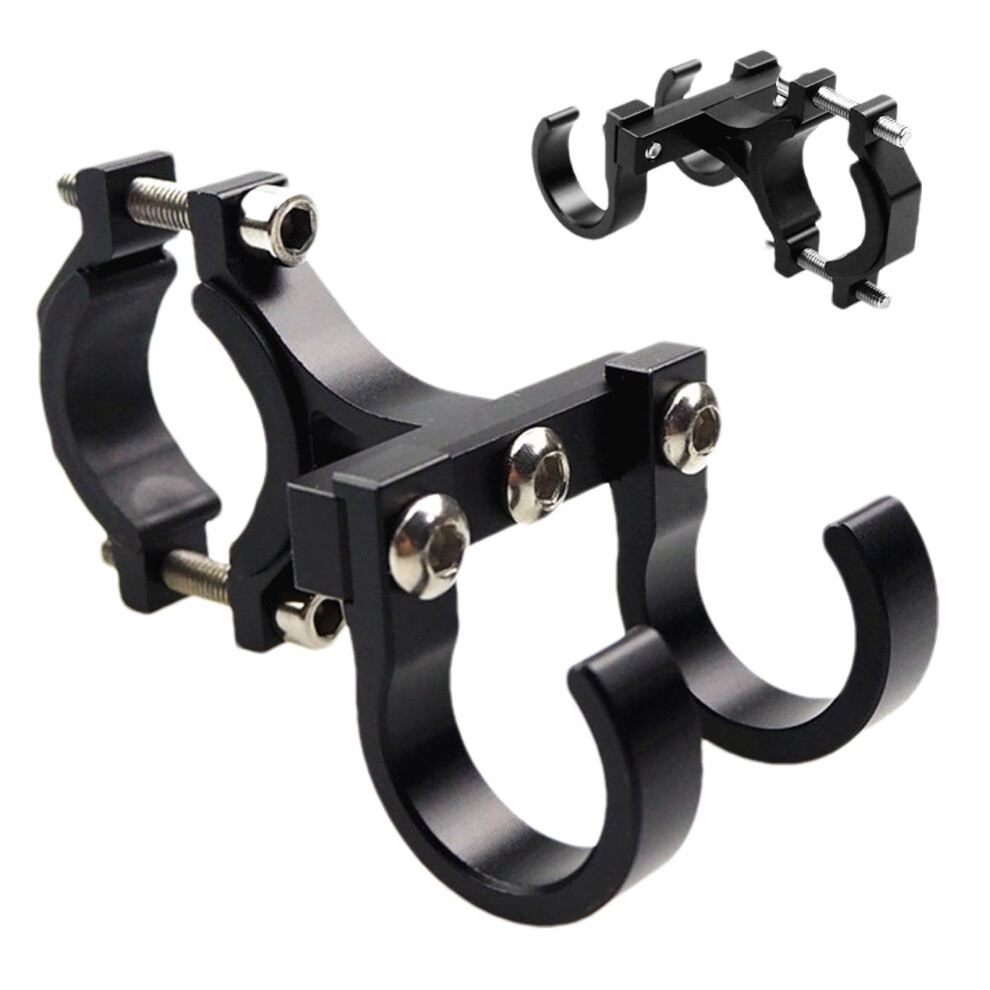 Hard Helmet Hook For Motorcycle Handlebars Â Aluminum Double Hook For Hard Helmets, Compatible With Scooters And Motorcycles Black 6947110829128