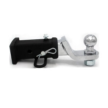 Receiver Mount 2 Inch Ball and Pin Coupling Combination, 2 Inch Shank, Compatible Pin Hook and Hitches Receiver Hook