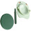 1Set Kitchen Dumpling Press Van PP Groen Voor Makkelijk En Kneden 11