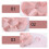 1Pc Pink Petal-Shaped Creative Fruit Plate Candy Storage Box 11