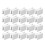 20Pcs Sliding Door Window Lock Stop Block Plastic 7