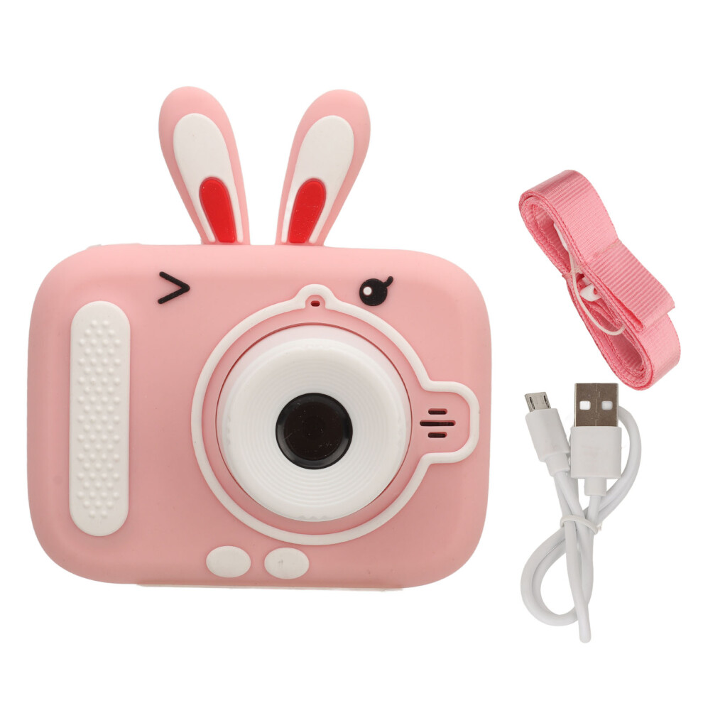 Kids Camera 400Mah 20Mp 1080P Hd Dual Lens 2In Eye Pink 8130196282149