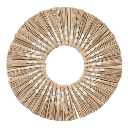 Seagrass Wall Mirror Hand Woven Decorative Round