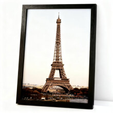 (Black, 30X40 CM) Thin Picture Photo Frames Flat Profile Art Poster Frames Room Decor Living