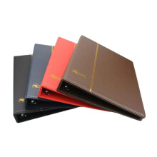 Stamp Collector's Album 25.5x32x4.7CM - Coin Storage Album, Paper Money Scrapbook, Philatelist Collection Holder Blue