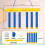 (Blue) Challenge Kids Reflex Falling Sticks Game Toy Hand Eye Prop Training Coordination 1
