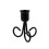 Retro Metal Iron Candlestick Iron Home Decoration 2