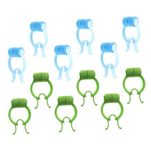 12-Piece Nose Clips for Nosebleed Control and Breathing Exercises, Effective Epistaxis Relief for Home and Travel