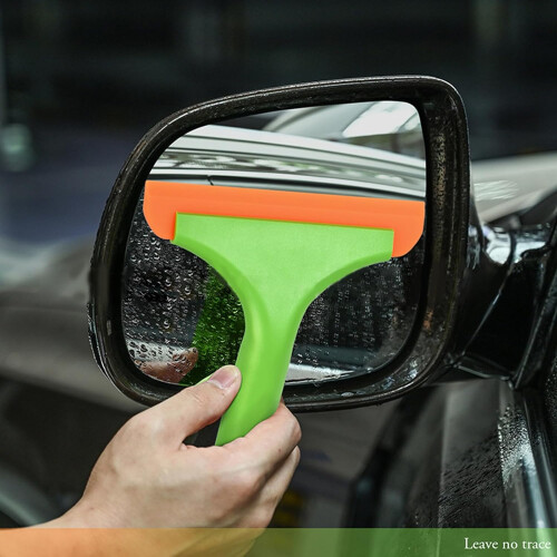 Super Flexible Silicone Squeegee with Long Handle for Car Windshield, Shower, and Window Cleaning 1
