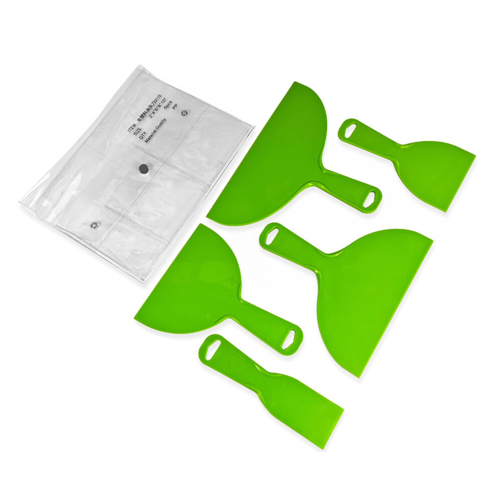 Spachtelschaber-Set 2-10 Zoll, Edelstahl Werkzeug Fã¼R Vielseitige Anwendungen Und Komfortable Handhabung 6038364966674
