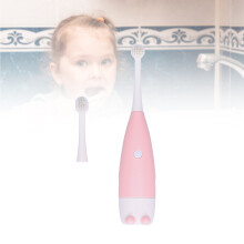 Aufladbare rosafarbene elektrische Kinder-Zahnbürste für Kleinkinder, Sonic-Reinigung, aus Kunststoff