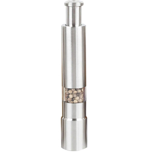 Stainless Steel Thumb Push Pepper Spice Grinder Mill Muller Stick 1
