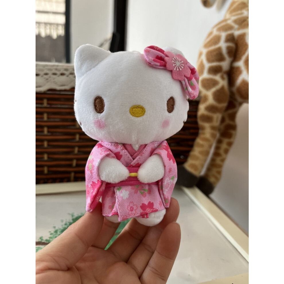 (Pink) Cat Hello Kitty Plush Toy Traditional Kimono Backpack Collectors Decoration Gift-image-OPC-PK7WVFD-NEW