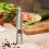 Stainless Steel Thumb Push Pepper Spice Grinder Mill Muller Stick 1
