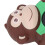 Baby Bath Tub Thermometer Cartoon Monkey LED 14