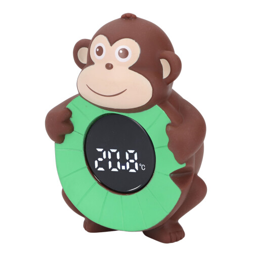 Baby Bath Tub Thermometer Cartoon Monkey LED 2