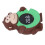 Baby Bath Tub Thermometer Cartoon Monkey LED 8