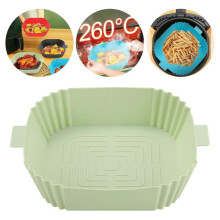 Fryer Silicone Pot Round Liners Reusable Fryer Basket Liners Accessories - Replacement Of Parchment Liners -[7.5inch]