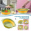 Multifunctional Portable Telescopic Folding Silicone Plastic Basin Washbasin 1